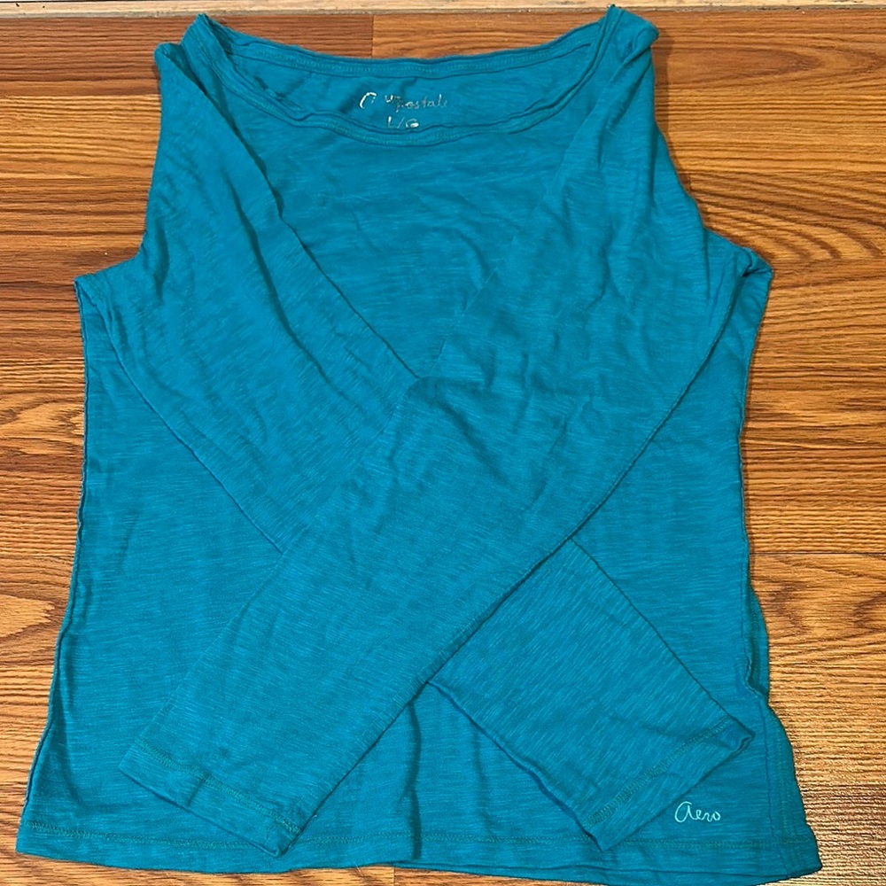 Aeropostale Blue Long Sleeve Knit